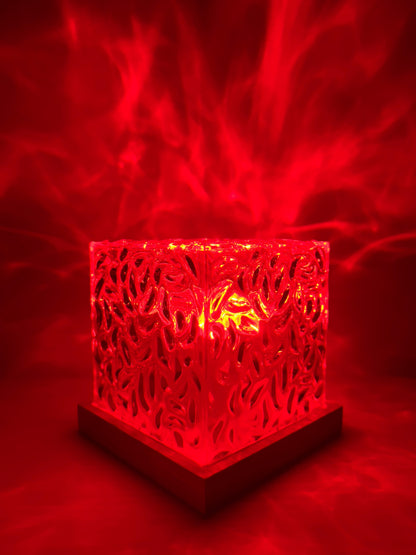 LED Nachtlampje Watergolven Projector met Afstandsbediening voor Slaapkamer Sfeerverlichting Ontspanning