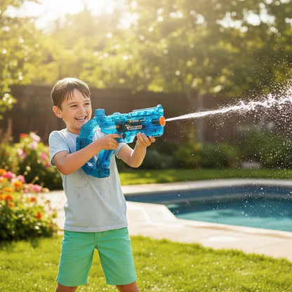 Elektrische Waterpistool voor Kinderen – Fun Outdoor Speelgoed met Groot Reservoir voor Zomer Waterpret