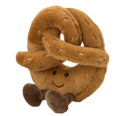 Zacht pluche knuffelbrood in speelse vormen voor kinderen en volwassenen