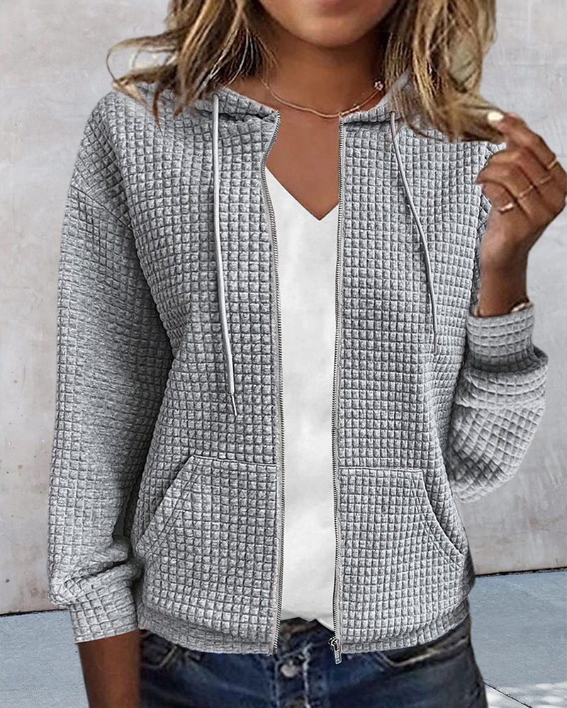 Dames Vest Comfortabel met Zakken en Capuchon - StudioMarella