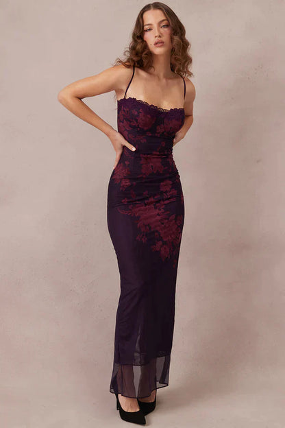 Elegante Kiera Jurk voor Vrouw Effen Stof