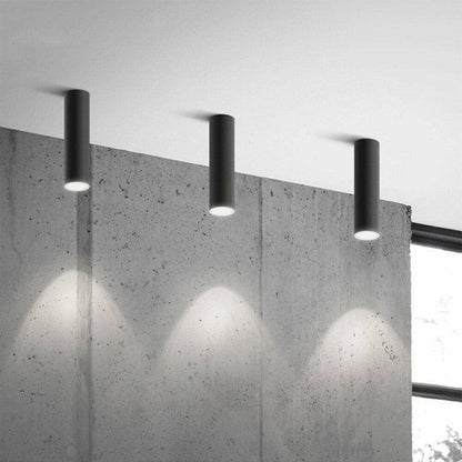 Moderne led tube plafondspot opbouw cilinder – minimalistische zwarte en witte 5w plafondlamp voor keuken, woonkamer en badkamer met warm wit, neutraal wit en koud wit licht