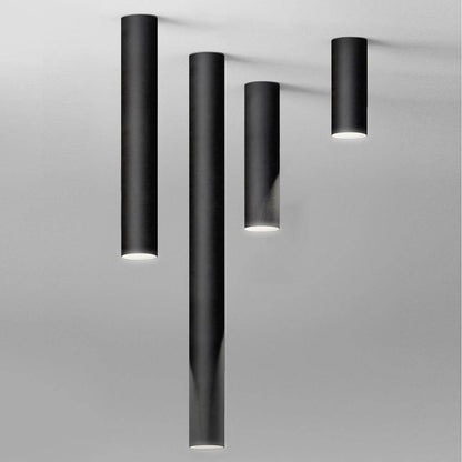 Moderne led tube plafondspot opbouw cilinder – minimalistische zwarte en witte 5w plafondlamp voor keuken, woonkamer en badkamer met warm wit, neutraal wit en koud wit licht