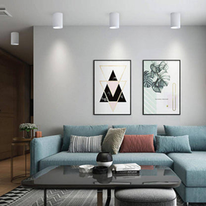 Moderne led tube plafondspot opbouw cilinder – minimalistische zwarte en witte 5w plafondlamp voor keuken, woonkamer en badkamer met warm wit, neutraal wit en koud wit licht