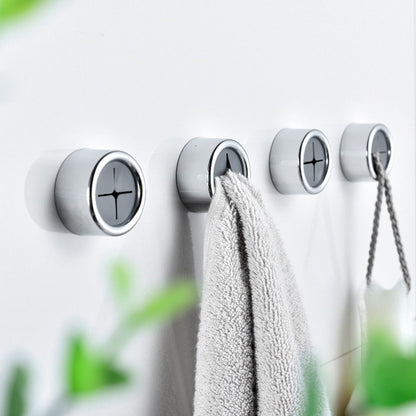 Handdoekhouder zelfklevend set 3 stuks RVS zilver keuken badkamer doekhouder wand zonder boren theedoek houder compact