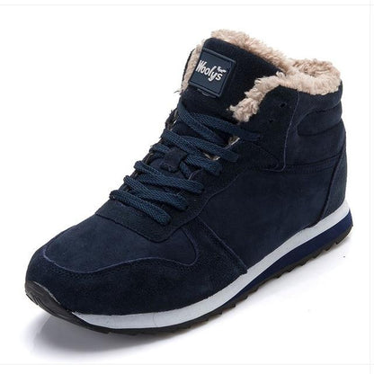 Heren Winterschoenen Warm en Waterdicht met Bontvoering