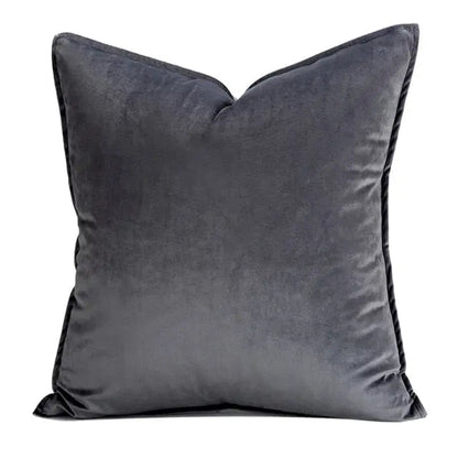 Kussenhoes Velvet 45x45 Beige Fluweel Sierkussen Woonkamer Slaapkamer Decoratief Zacht Met Rits