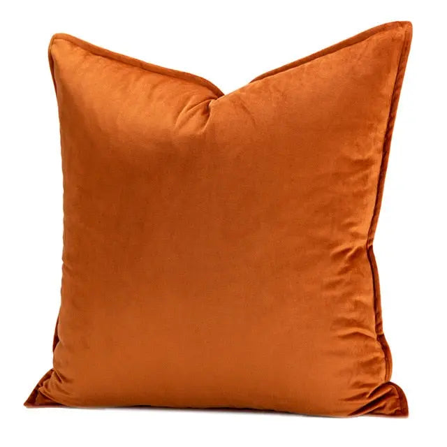 Kussenhoes Velvet 45x45 Beige Fluweel Sierkussen Woonkamer Slaapkamer Decoratief Zacht Met Rits