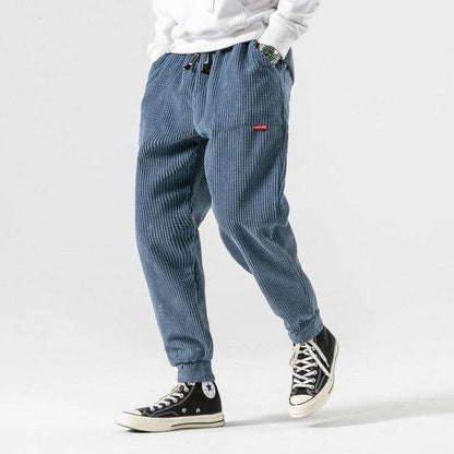 Heren Corduroy Broek Comfortabel en Ruim Zittend