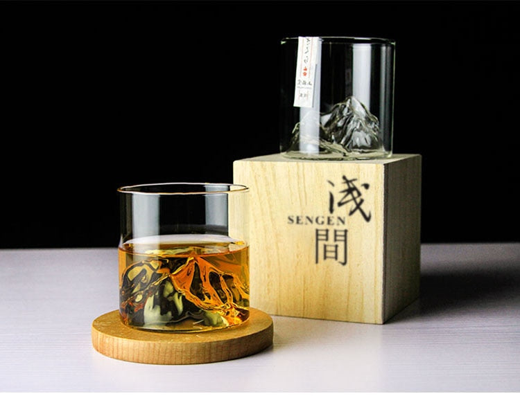 Kristallen Whiskeyglas met Japans Design – Luxe & Tijdloos