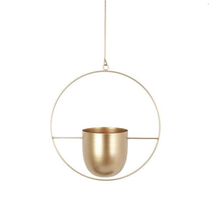 Wandplantenhouder met Minimalistisch IJzeren Frame voor Hangplanten