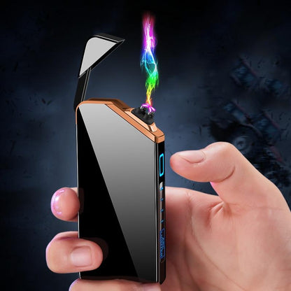 Elektrische Plasma Aansteker USB Oplaadbaar Compact Zwart Kaarsen BBQ Camping Winddicht Herlaadbaar