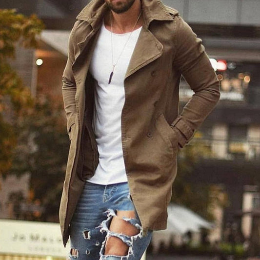 Lange Herenjas Herfst Waterdicht Stijlvol Design - StudioMarella