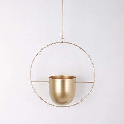 Wandplantenhouder met Minimalistisch IJzeren Frame voor Hangplanten