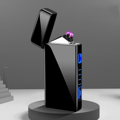 Elektrische Plasma Aansteker USB Oplaadbaar Compact Zwart Kaarsen BBQ Camping Winddicht Herlaadbaar