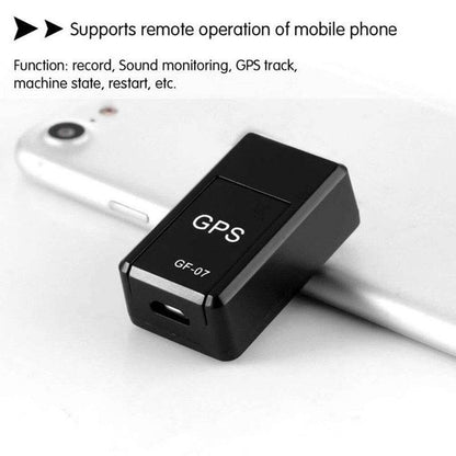 Mini Draagbare Magnetische GPS Tracker voor Voertuigen en Personen | Compacte Real-Time Locatie Volgsysteem met Spraakopname en 12 Dagen Standby
