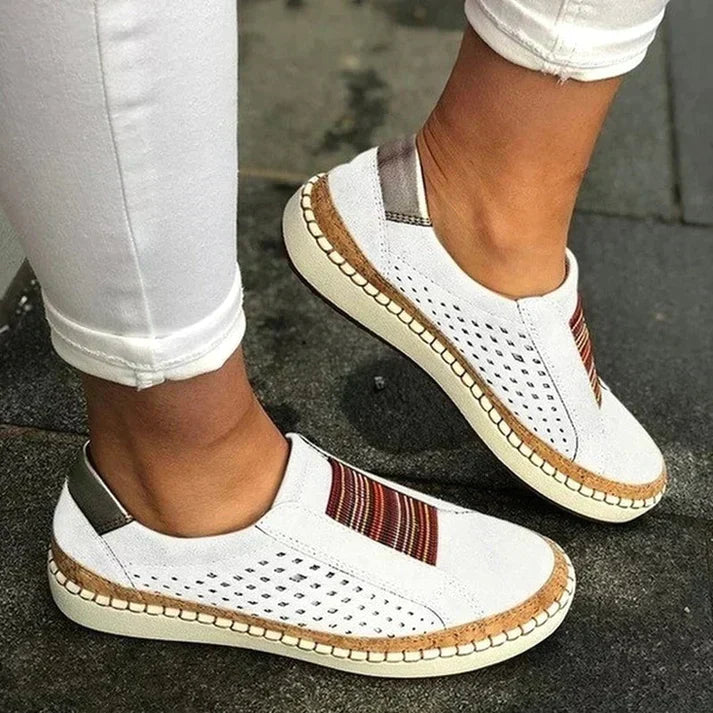 Vrouwenschoenen Slip-On Orthopedisch Antislip Zool Comfortabel