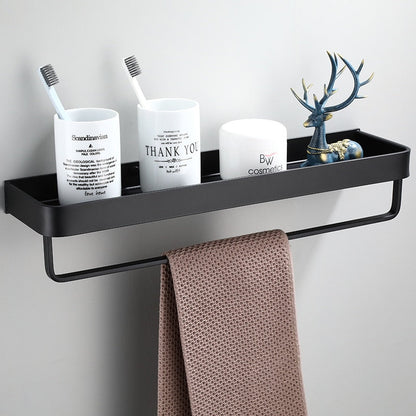 Wandplank aluminium 30 cm zwart badkamer keuken opbergplank zwevend smal rek muur plank modern minimalistisch