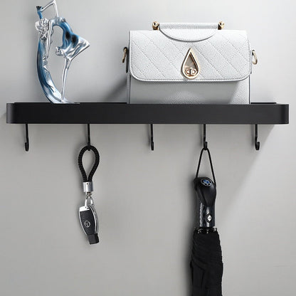 Wandplank aluminium 30 cm zwart badkamer keuken opbergplank zwevend smal rek muur plank modern minimalistisch