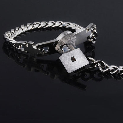 Luxe Partnersieraden Set met Hart Slot en Sleutel – Matching Armbanden voor Koppels