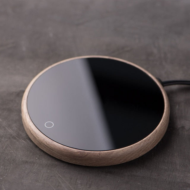 Keramische Mokverwarmer met Temperatuurregeling – Smart Coaster voor Warme Koffie, Thee en Drankjes – Auto-Uitschakeling en Waterdicht