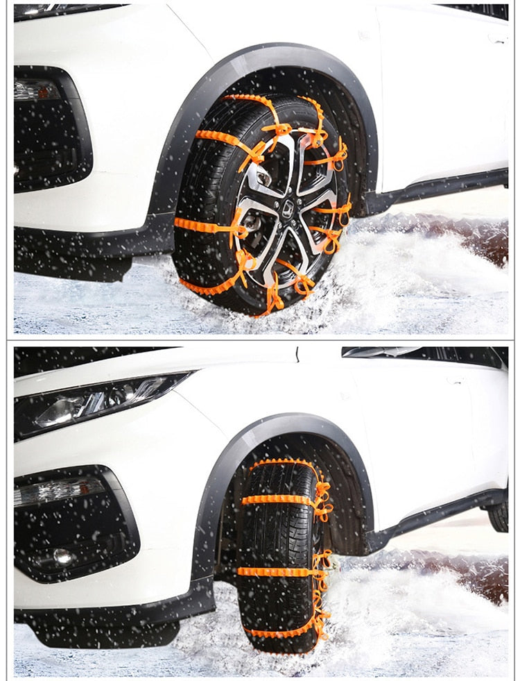 Anti-Slip Sneeuwkettingen voor Auto's 6,5–10,5 Inch Banden SUV Bestelauto Veilig Grip Winter