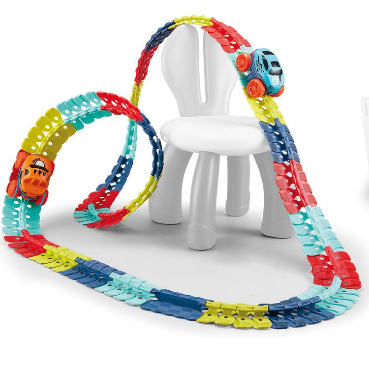 Magnetische Racebaan Auto Speelset Plastic Flexibel Educatief Kinderspeelgoed Cadeau Jongens Meisjes