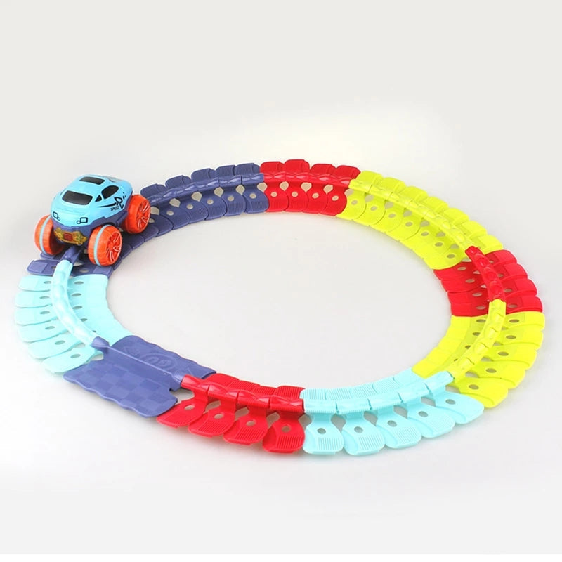 Magnetische Racebaan Auto Speelset Plastic Flexibel Educatief Kinderspeelgoed Cadeau Jongens Meisjes