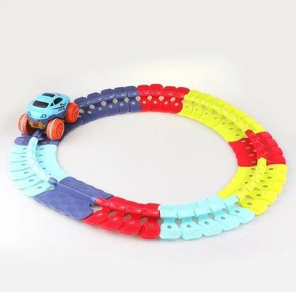 Magnetische Racebaan Auto Speelset Plastic Flexibel Educatief Kinderspeelgoed Cadeau Jongens Meisjes
