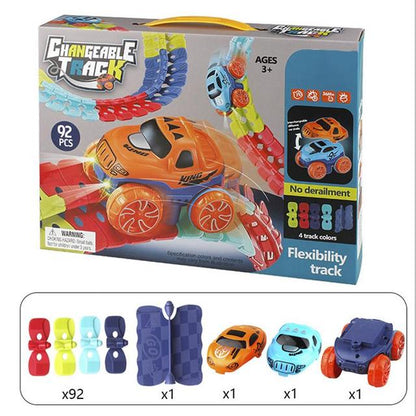 Magnetische Racebaan Auto Speelset Plastic Flexibel Educatief Kinderspeelgoed Cadeau Jongens Meisjes
