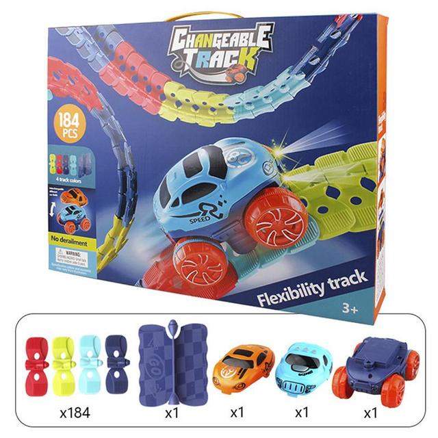 Magnetische Racebaan Auto Speelset Plastic Flexibel Educatief Kinderspeelgoed Cadeau Jongens Meisjes