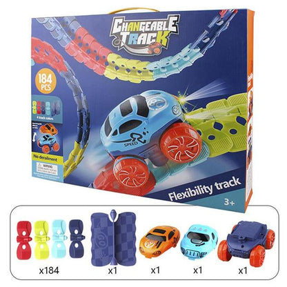 Magnetische Racebaan Auto Speelset Plastic Flexibel Educatief Kinderspeelgoed Cadeau Jongens Meisjes
