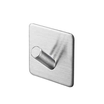 Zelfklevende haak RVS zwart badkamer keuken wand haak zonder boren handdoekhaak sleutelhaak keukenaccessoire muurhaak modern