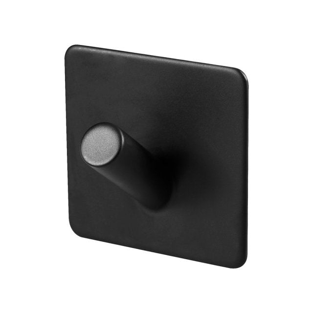 Zelfklevende haak RVS zwart badkamer keuken wand haak zonder boren handdoekhaak sleutelhaak keukenaccessoire muurhaak modern