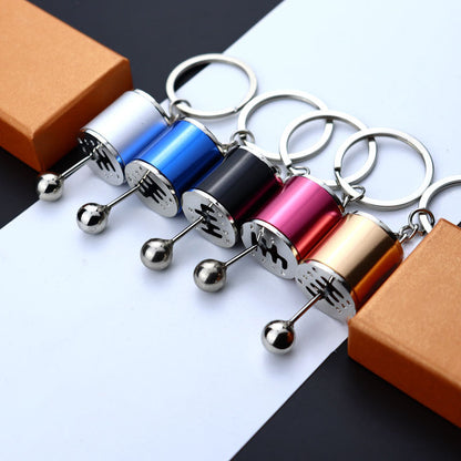 Handmatige Versnellingspook Sleutelhanger – Realistische 6-Versnellingen Design voor Autoliefhebbers
