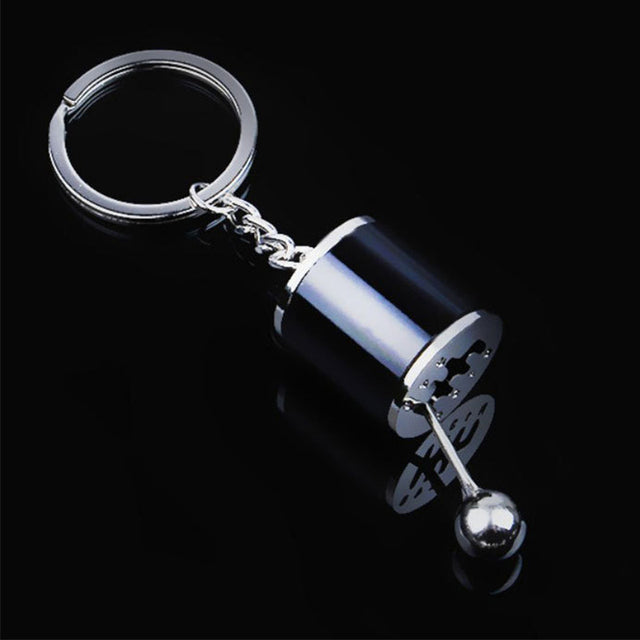 Handmatige Versnellingspook Sleutelhanger – Realistische 6-Versnellingen Design voor Autoliefhebbers