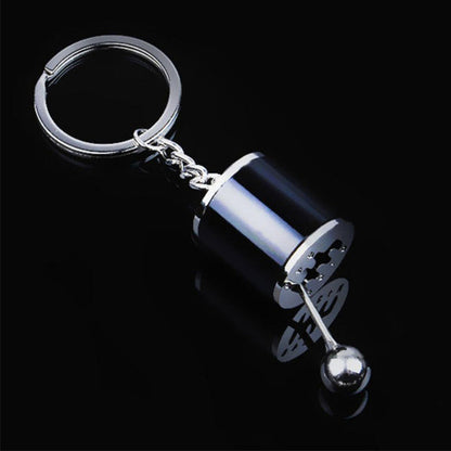 Handmatige Versnellingspook Sleutelhanger – Realistische 6-Versnellingen Design voor Autoliefhebbers