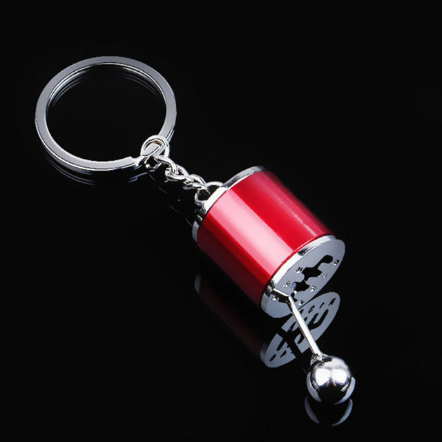 Handmatige Versnellingspook Sleutelhanger – Realistische 6-Versnellingen Design voor Autoliefhebbers