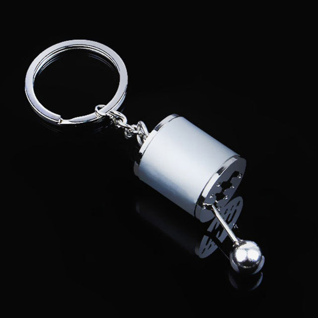 Handmatige Versnellingspook Sleutelhanger – Realistische 6-Versnellingen Design voor Autoliefhebbers