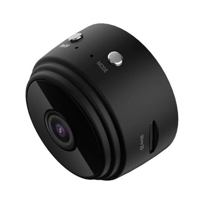 Mini beveiligingscamera draadloos 1080P HD zwart wifi camera nachtzicht 150 graden huis kantoor bewaking