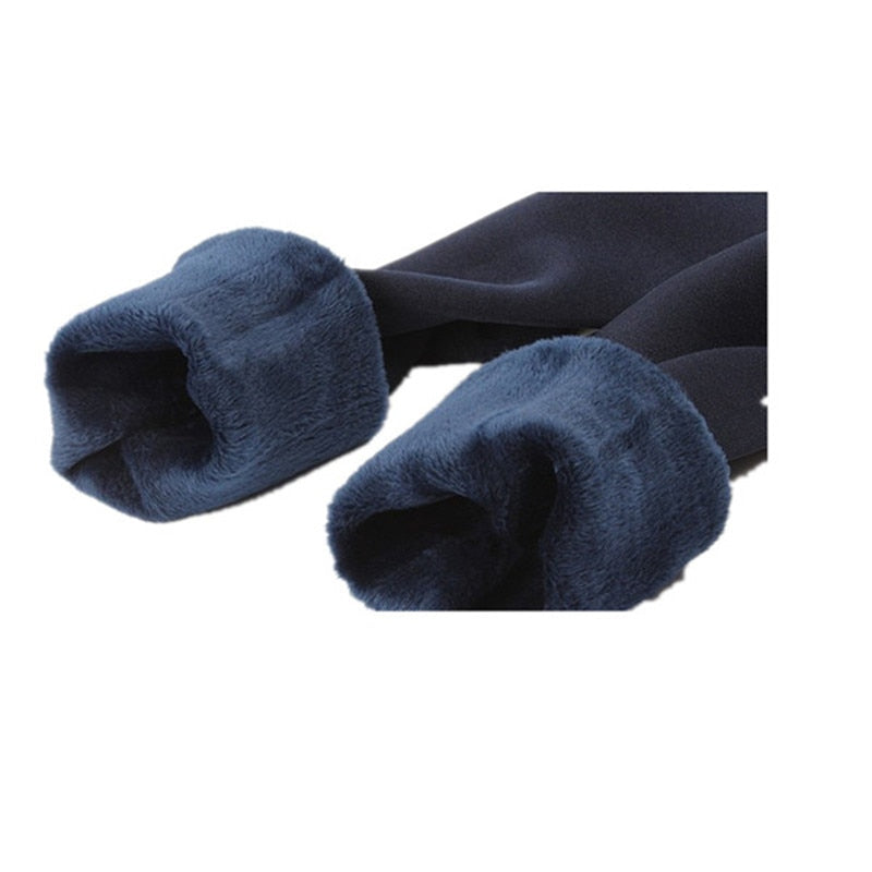 Dames Fleece Legging Warm en Zacht voor de Winter