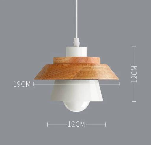 Scandinavische Houten Metalen Hanglamp Nordic Design Gekleurde Aluminium Kegel Of Koepel Plafondlamp Met Verstelbaar Snoer