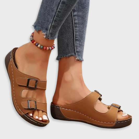 Dames Gespsandalen Comfortabele Pasvorm - StudioMarella