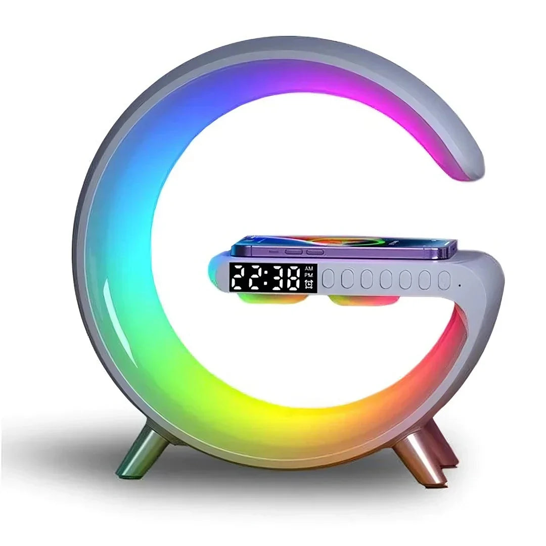 Wekker Bluetooth Speaker Draadloos Opladen 3-in-1 Nachtkastje LED Display