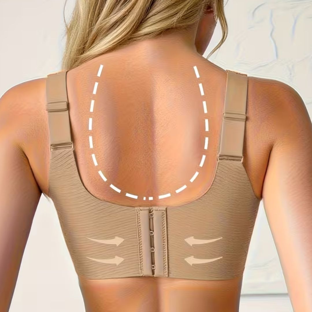 Ondersteunende Beha zonder Beugel Zwart Beige Bruin Grijs Roze Sport BH Comfort Dagelijks Wear Softcup