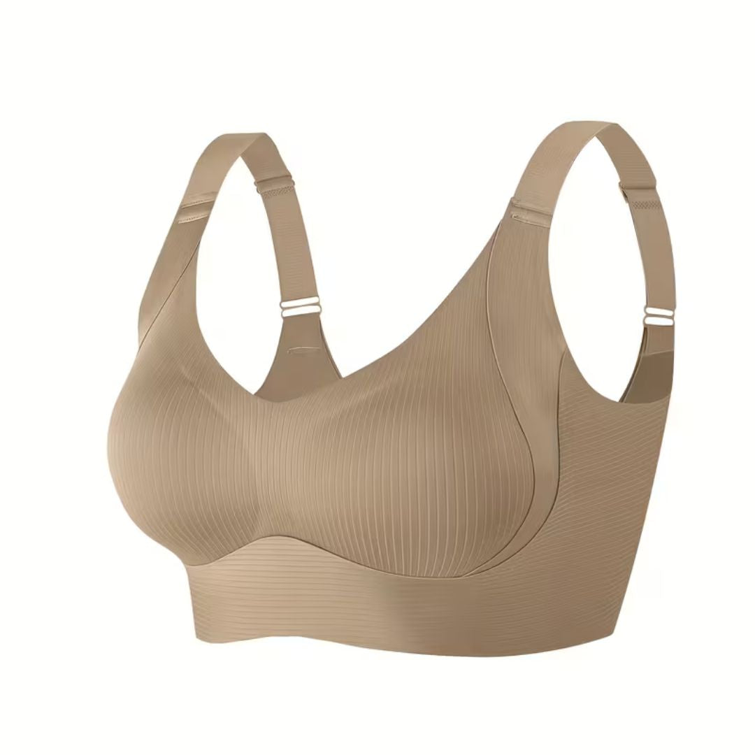 Ondersteunende Beha zonder Beugel Zwart Beige Bruin Grijs Roze Sport BH Comfort Dagelijks Wear Softcup