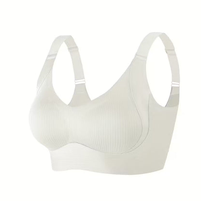 Ondersteunende Beha zonder Beugel Zwart Beige Bruin Grijs Roze Sport BH Comfort Dagelijks Wear Softcup