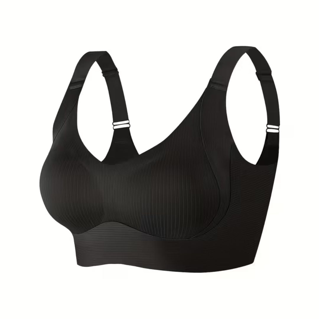 Ondersteunende Beha zonder Beugel Zwart Beige Bruin Grijs Roze Sport BH Comfort Dagelijks Wear Softcup