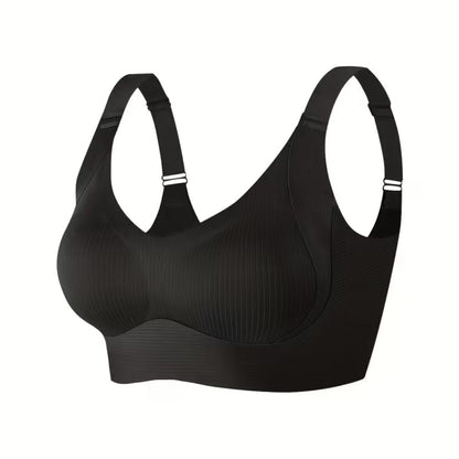 Ondersteunende Beha zonder Beugel Zwart Beige Bruin Grijs Roze Sport BH Comfort Dagelijks Wear Softcup
