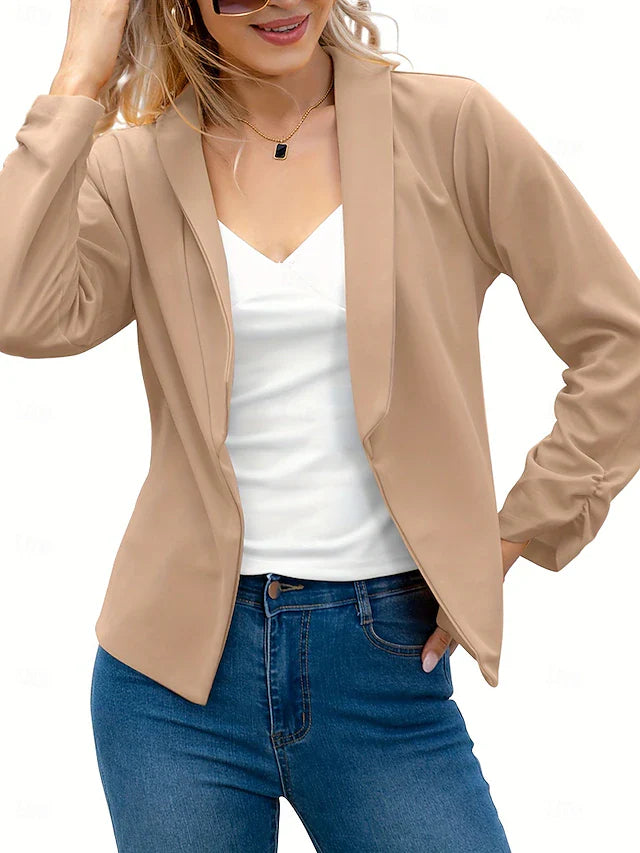 Elegante Dames Blazer Sartoriaal Maatwerk Stijl